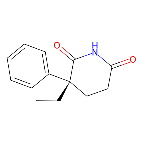 Glutethimide, (R)- structure