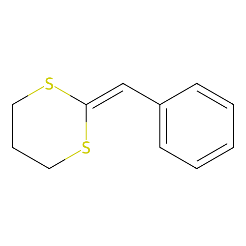 2-Benzylidene-1,3-dithiane structure