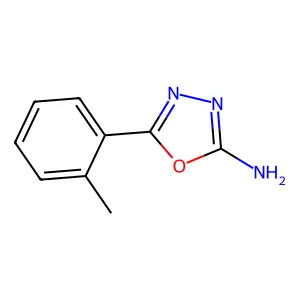 1,3,4-Oxadiazole, 2-amino-5-(o-tolyl)- structure