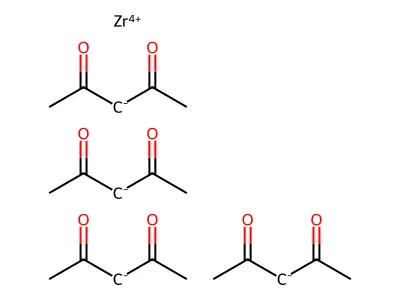 乙酰丙酮锆 structure