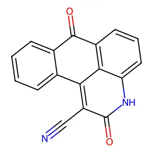 2,7-Dioxo-2,7-dihydro-3H-naphtho[1,2,3-de]quinoline-1-carbonitrile structure