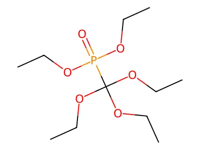 Phosphonic acid, (triethoxymethyl)-, diethyl ester structure