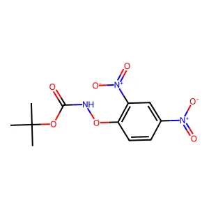 N-(2,4-二硝基苯氧基)氨基甲酸叔丁酯 structure