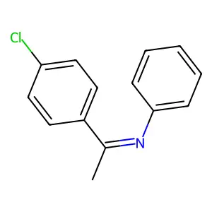 Benzenamine, N-[1-(4-chlorophenyl)ethylidene]- structure