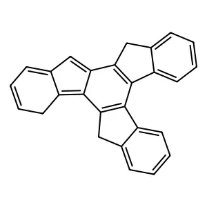 9H-Tribenzo(a,f,l)trindene, 14,15-dihydro- structure