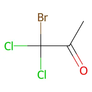 1-Bromo-1,1-dichloro-2-propanone structure