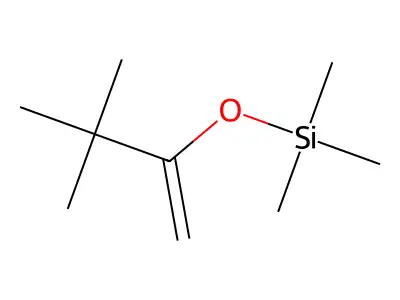 (1-tert-Butylvinyloxy)trimethylsilane structure