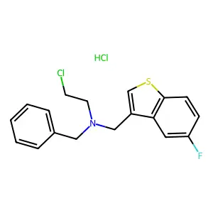C18H17ClFNS.ClH structure
