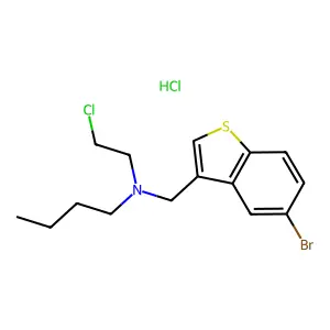 C15H19BrClNS.ClH structure