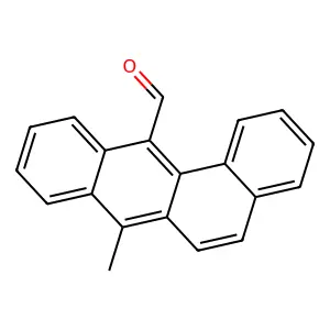 Benz[a]anthracene-12-carboxaldehyde, 7-methyl- structure
