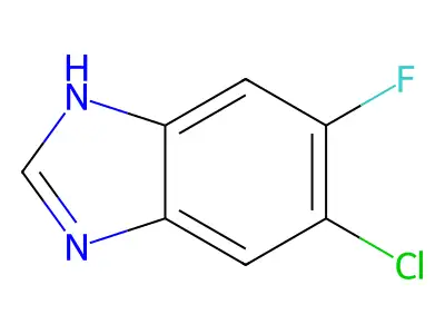 6-Chloro-5-fluorobenzimidazole structure