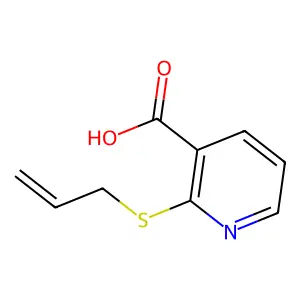 2-(Allylthio)nicotinic acid structure
