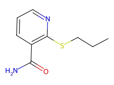 2-(Propylthio)nicotinamide structure