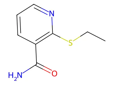 2-(Ethylthio)nicotinamide structure