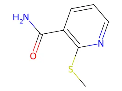 2-(Methylthio)nicotinamide structure