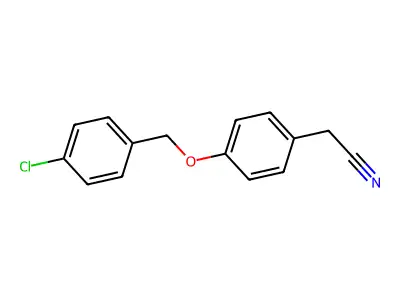 2-(4-[(4-Chlorobenzyl)Oxy]Phenyl)Acetonitrile structure