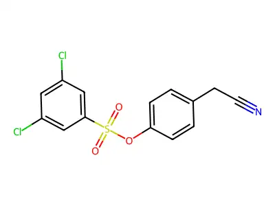 4-(Cyanomethyl)phenyl 3,5-dichlorobenzene-1-sulfonate structure