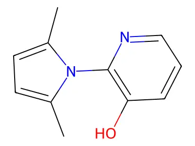 2-(2,5-Dimethyl-1H-pyrrol-1-yl)pyridin-3-ol structure