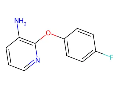 3-Amino-2-(4-fluorophenoxy)pyridine structure
