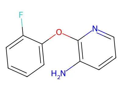 3-Amino-2-(2-fluorophenoxy)pyridine structure