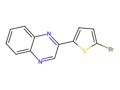 2-(5-Bromo-2-thienyl)quinoxaline structure