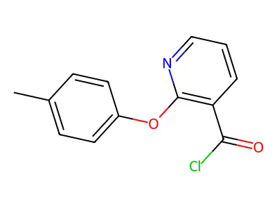 2-(4-Methylphenoxy)pyridine-3-carbonyl chloride structure