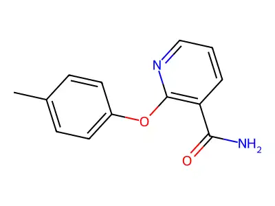2-(4-Methylphenoxy)nicotinamide structure