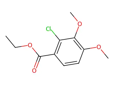 Ethyl 2-chloro-3,4-dimethoxybenzoate structure
