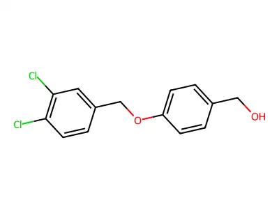 {4-[(3,4-Dichlorobenzyl)oxy]phenyl}methanol structure