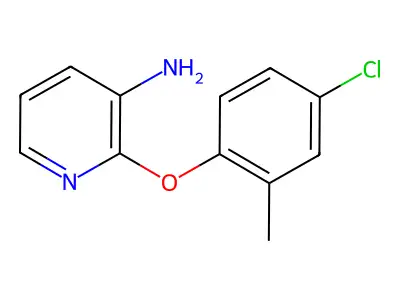 2-(4-Chloro-2-methylphenoxy)pyridin-3-amine structure