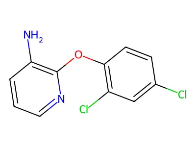 2-(2,4-Dichlorophenoxy)pyridin-3-amine structure