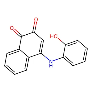 4-(2-Hydroxyanilino)naphthalene-1,2-dione structure