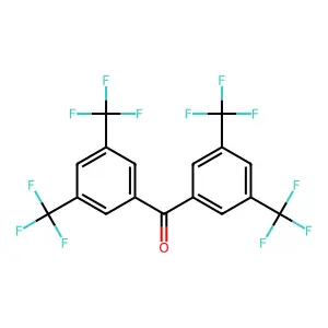 3,3',5,5'-Tetrakis(trifluoromethyl)benzophenone structure