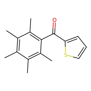2-(Pentamethylbenzoyl)thiophene structure