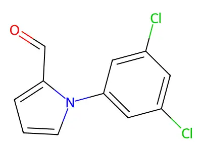 1-(3,5-dichlorophenyl)-1H-pyrrole-2-carbaldehyde structure