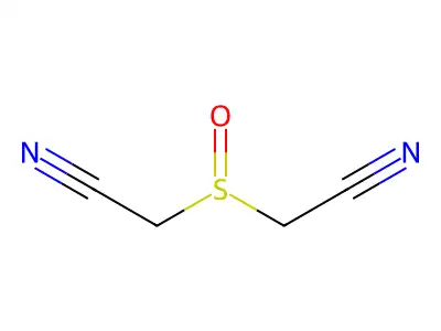 2-[(Cyanomethyl)sulfinyl]acetonitrile structure