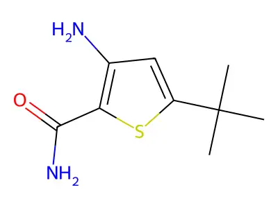 3-Amino-5-(Tert-Butyl)Thiophene-2-Carboxamide structure
