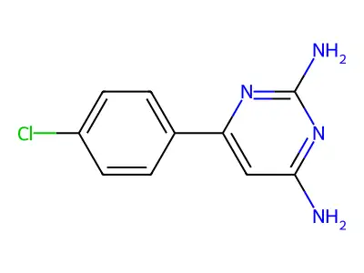 6-(4-Chlorophenyl)pyrimidine-2,4-diamine structure