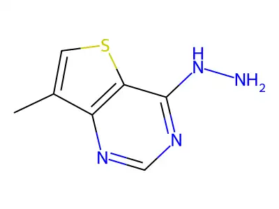 4-Hydrazinyl-7-methylthieno[3,2-d]pyrimidine structure
