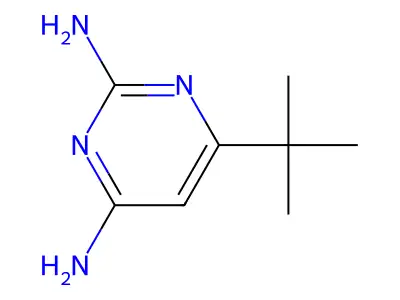 6-(Tert-butyl)pyrimidine-2,4-diamine structure