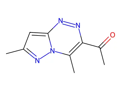 1-(4,7-Dimethylpyrazolo[5,1-c][1,2,4]triazin-3-yl)ethan-1-one structure