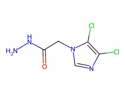 2-(4,5-Dichloro-1H-imidazol-1-yl)ethanohydrazide structure