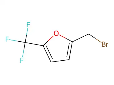 2-(Bromomethyl)-5-(trifluoromethyl)furan structure