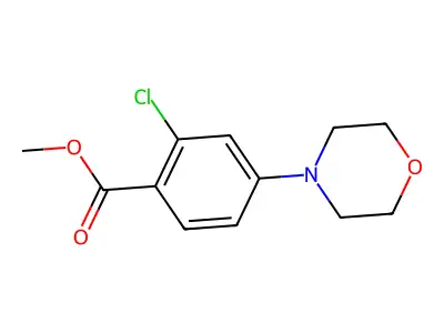 Methyl 2-chloro-4-(1H-pyrazol-1-yl)benzoate structure