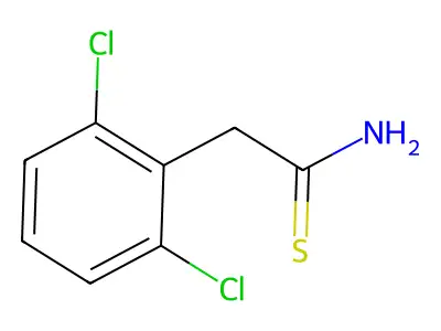 2-(2,6-Dichlorophenyl)ethanethioamide structure