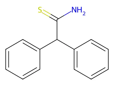 Acetamide, 2,2-diphenylthio- structure