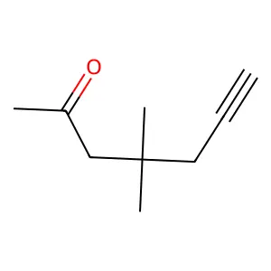 4,4-Dimethyl-6-heptyn-2-one structure