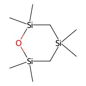 2,2,4,4,6,6-Hexamethyl-1,2,4,6-oxatrisilinane structure