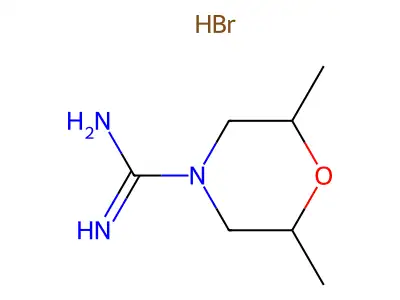 2,6-dimethylmorpholine-4-carboximidamide Hydrobromide structure