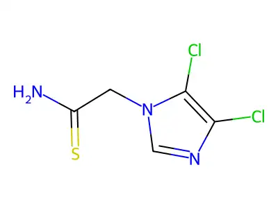 2-(4,5-Dichloro-1H-imidazol-1-yl)ethanethioamide structure